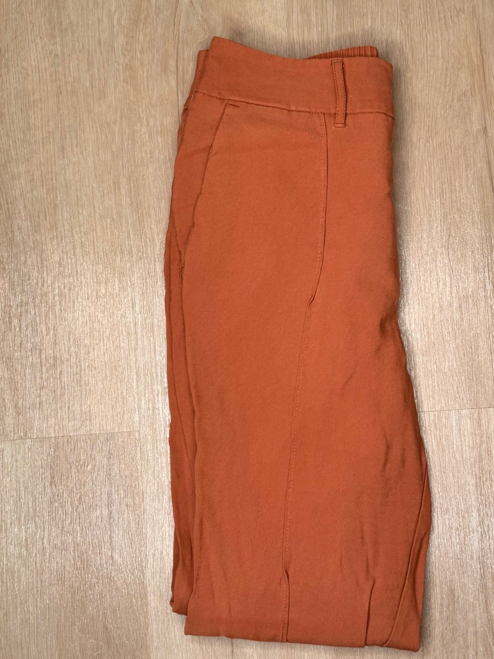 Old Navy Rust Orange Pull-On Straight Trousers